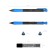 Mechanical pencil, 2.0 mm, Erichkrause "Draft", HB, 5 interchangeable sections, Soft-Touch, Blister, Mix case