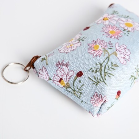 Women's wallet with zipper, color mix-2