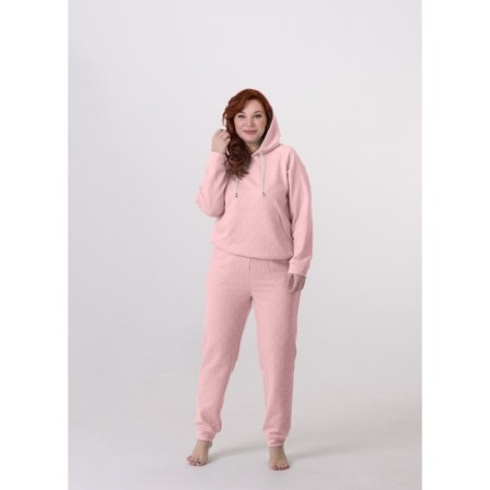 Female suit, size 46, purple-pink color-4