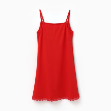 Night shirt female, red color, size 52-6