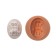 Mold Silicon for polymer clay No. 018 "Angels" 3.5x2.5 cm