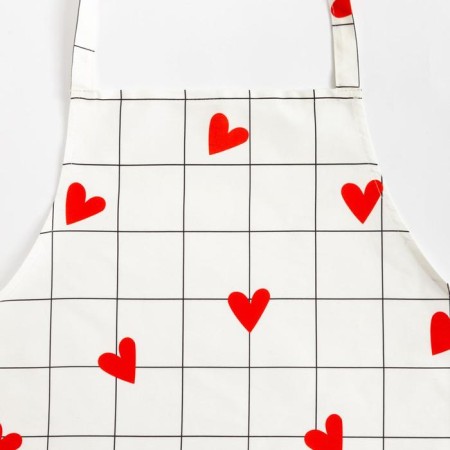 Apron "Ethel" Love is 60x65cm, 100% cotton, sarzha 190 g/m2-3