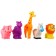 A set of rubber toys for the bath "Study animals", 5 pcs, crumb I