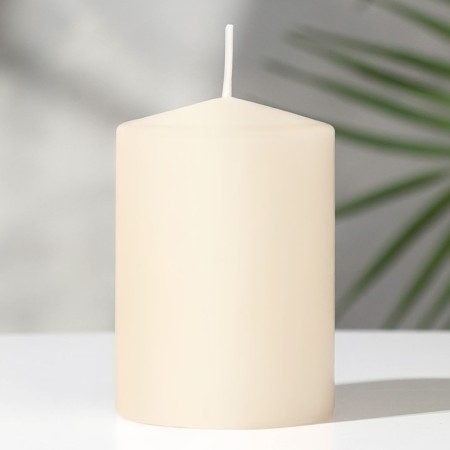 Candle - Aromatic "spicy apple" cylinder, 5.6x8 cm