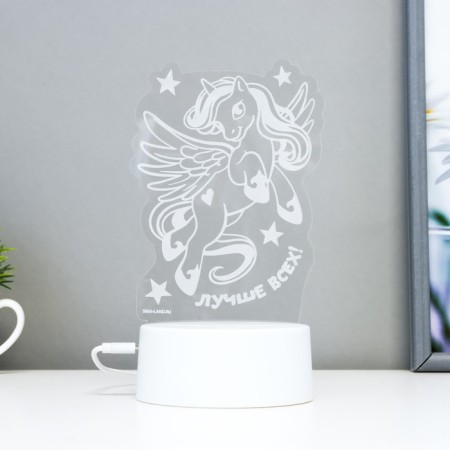 Sensor lamp "Best of all" LED 7 USB flowers/from the batteries white RISALUX-1