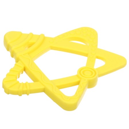 Silicon “Star” torn up, yellow color, TEP, button-2