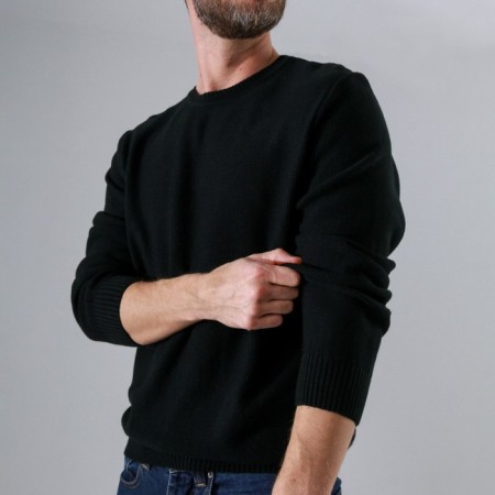 Male jumper SL, 54, black-3