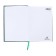 Dated diary 2024, A5, 176 sheets, Attomex.lancaster, Balakron cover, Lasse, Block 70 g/m2, Green