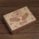 The box is folding, the lid is the "winter joys" 24 x 17 x 8 cm