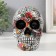 Souvenir Polystone "Skull Color" mix 9x11x13 cm