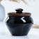 A hot pot with a Vyatka lid 0.7l, black