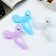 Hair crab "Frida" Matte's bow, 11 cm, mix