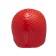 ATEMI BS40 swimming cap, silicone, red color