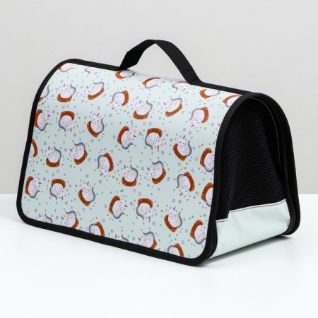 Bag-carrier for animals frame "Cats-uniform" 45x25x30 cm-2