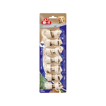 8in1 Delights Beef XS for small breeds, with beef, 7x7.5 cm