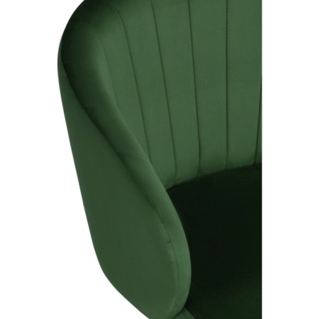 Computer chair Plastic Plastic/velor, black/green 59x60x78 cm-6