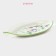 Porcelain shade "Green Garden", 22.5 × 12 × 1.7 cm, white color