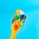 Magnetic wand with the tasks "Funny tasks", chips, cards, according to the Montessori methodology