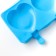 Ice Cream Form “Heart”, silicone, 37 × 15 × 2.5 cm, 4 cells (9.2 × 8.4 cm), Mix color
