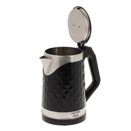 Electric kettle Viconte VC-3295, plastic, Metal flask, 2 l, 2000 watts, black-5