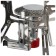 Gas burner with piezen