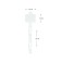 Streep tape with suspension l = 78 12 hooks-zhimov, white color