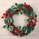 New Year's Wreath D-40 cm "Forest Festival" Vetoki with berries leaves