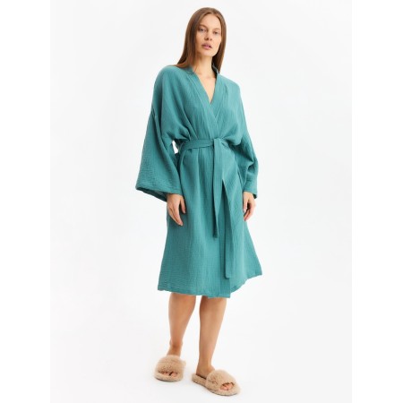 Women's robe KAFTAN BASIC p. 48-50, green-1