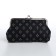 Cosmetic bag on the farmar, black color