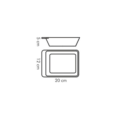 Tescoma gusto oven form, 20x12 cm-1