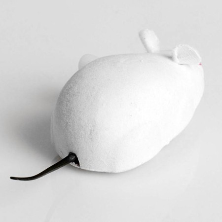 Clockwork mouse, 7 cm, white-2