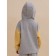 Sweatshirt for boys, height 140 cm, gray color