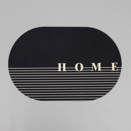 Home mats Home Home, 38 × 58 cm, black color-3