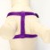 Set "Basis", leash 120 x 1.5 cm, OG 32-46 cm, purple
