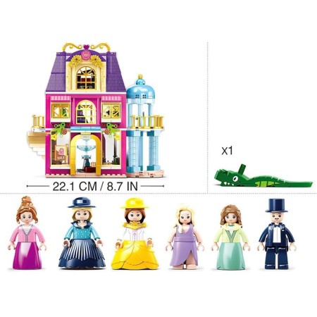 Designer Pink Dream "Palace", 526 details-2