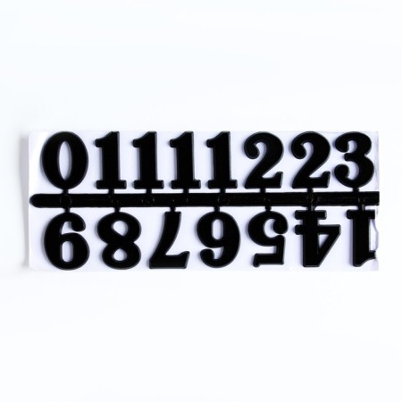 Figures for hours 15 pcs, h-2.5 cm, black-3
