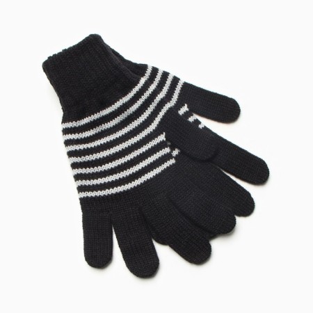 Female gloves, black color, size 18