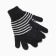 Female gloves, black color, size 18