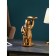 Steam for the little things "Bear", polystone, 45 cm, color gold