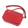 Women's bag (B2799-77140) Artificial leather + suede, red, 1x210x20 cm