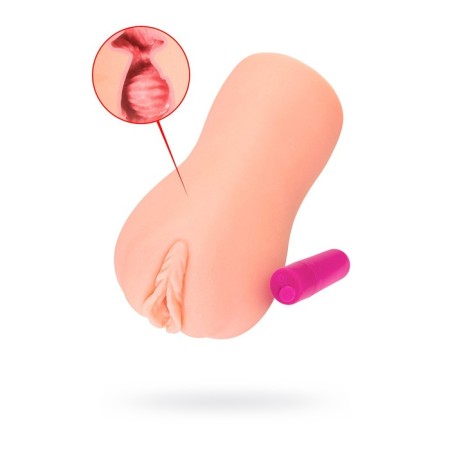 Masturbator Realistic Kokos Emily Onahole with vibration, TPR, 17.5 cm, bodily color