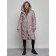 Coat insulated winter female, size 46, brown color