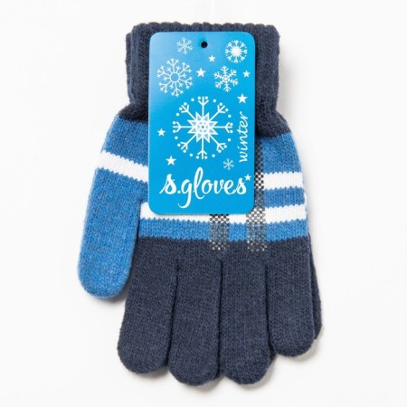 Baby gloves, color dark blue size 18-3