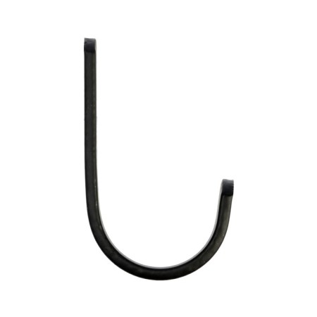 The hook is wall, universal, 80x50x20, black color-2