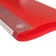 Folder with 10 A4, 500 μm inserts, calligrata, pocket on the spine, red