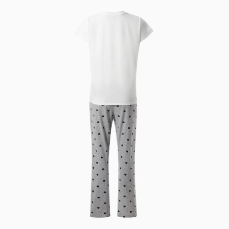 Home Home "Dachshund" (T -shirt, trousers), white/gray color, size 44-11