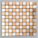 Interior sticker "Chess pattern" silver-bronza 30x30 cm