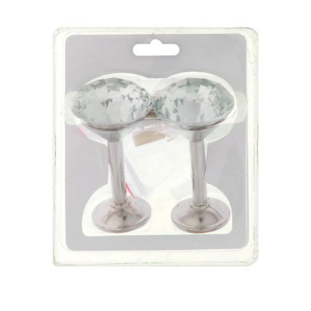 Holder for the curtains "tundra" KD001, one -rod, chromium color-2