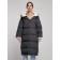 Coat insulated winter female, size 48, black color