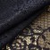 Lace elastic fabric, 195 mm × 2.7 ± 0.5 m, black color